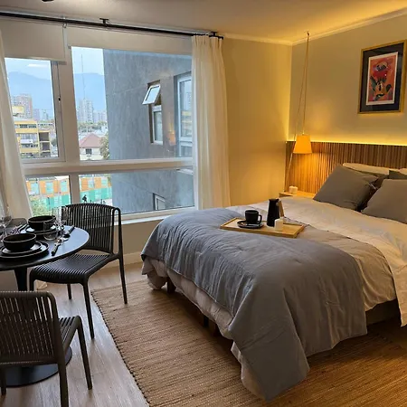 Hom I Luminoso Y Acogedor Studio 2Pax En Nunoa